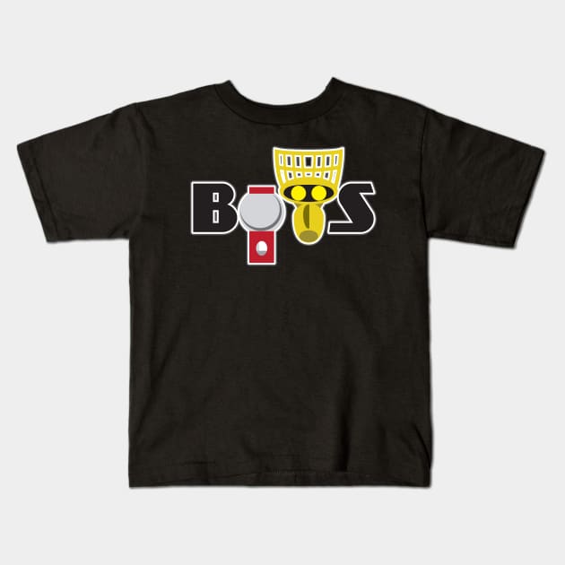 Bots Kids T-Shirt by DRBlakeman